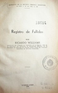 Registro de fallidos