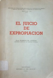 El juicio de expropiación