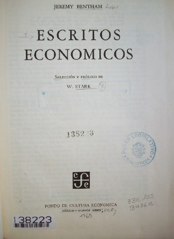 Escritos económicos