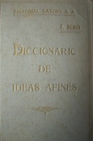 Diccionario de ideas afines y elementos de tecnología