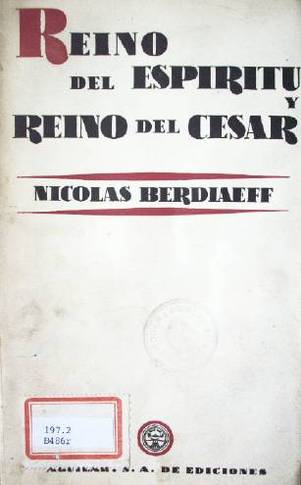 Reino del espíritu y reino del César