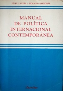 Manual de política internacional contemporánea