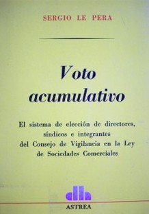 Voto acumulativo