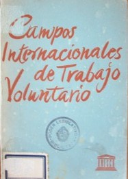 Manual de los campos internacionales de trabajo voluntario