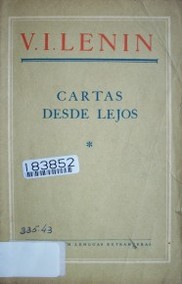 Cartas desde lejos.