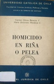 Homicidio en riña o pelea