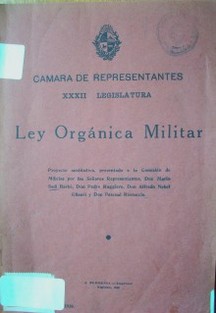 Ley Org&aacute;nica Militar