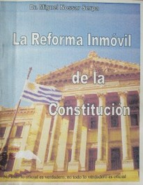 La reforma inmóvil de la Constitución