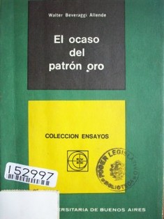 El ocaso del patrón oro