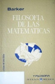 Filosofía de las matemáticas