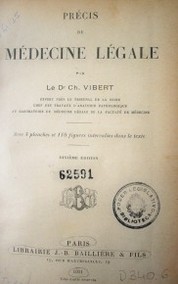 Précis de médecine légale