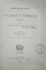 Palmas y ombúes : poesías