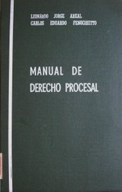 Manual de Derecho Procesal
