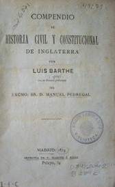 Compendio de historia civil y constitucional de Inglaterra