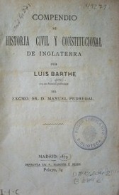 Compendio de historia civil y constitucional de Inglaterra