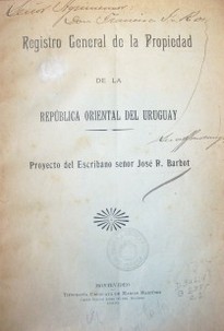 Registro General de la Propiedad de la República Oriental del Uruguay