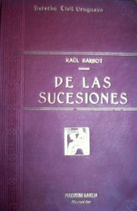 De las sucesiones