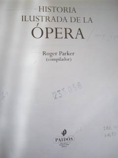 Historia ilustrada de la Opera