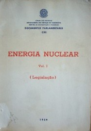 Energía nuclear : (legislaçao)