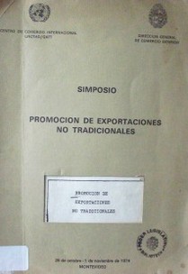 Promoción de exportaciones no tradicionales