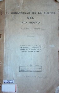 El desarrollo de la Cuenca del Río Negro