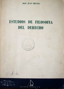 Estudios de filosofía del derecho