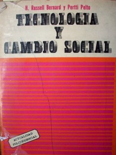 Tecnología y cambio social