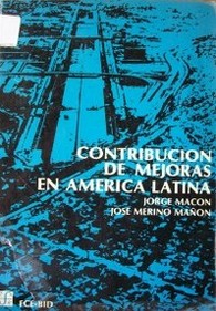 Contribución de mejoras en América Latina