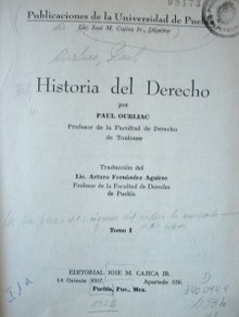 Historia del Derecho