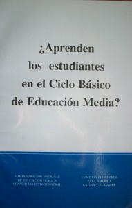 ¿Aprenden los estudiantes en el Ciclo Básico de Educación Media?