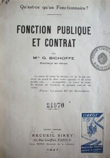 Fonction publique et contrat : qu'est-ce qu'un fonctionnaire?