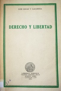 Derecho y libertad