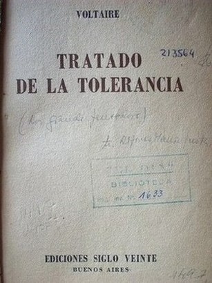 Tratado de la tolerancia
