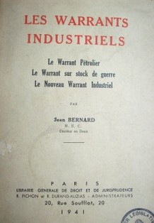 Les warrants industriels