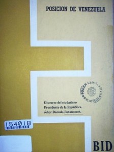 No hay tercera salida en la América Latina sino dos caminos : el desarrollo o el caos : posición de Venezuela