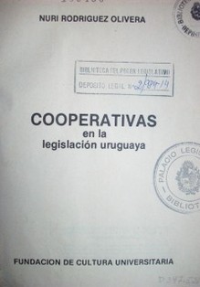 Cooperativas en la legislación uruguaya