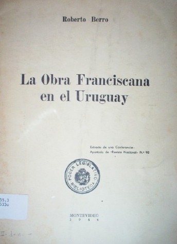 La obra franciscana en el Uruguay