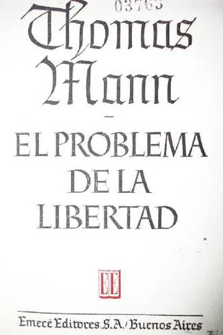 El problema de la libertad