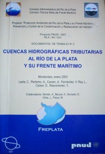 Cuencas hidrográficas tributarias al Río de la Plata y su frente marítimo