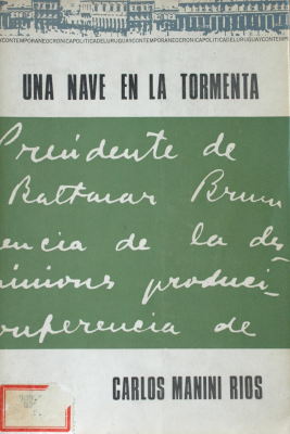 Una nave en la tormenta : una etapa de transición 1919-1923