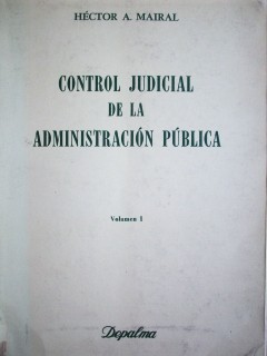 Control judicial de la Administración Pública