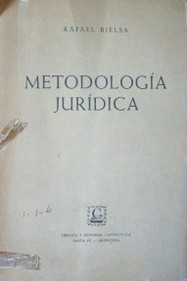 Metodología jurídica