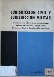 Jurisdicción civil y jurisdicción militar