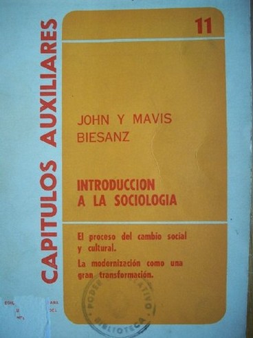 Introducción a la sociología