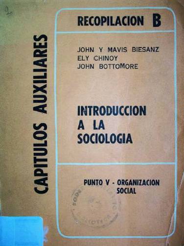 Introducción a la sociología