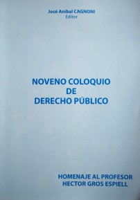 Noveno coloquio de derecho público