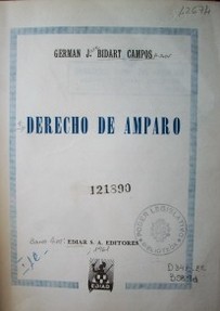 Derecho de amparo