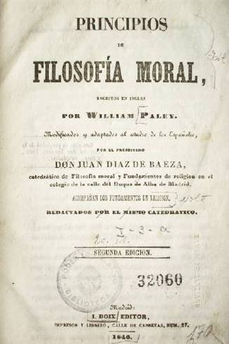 Principios de filosofía moral