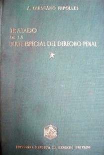 Tratado de la parte especial del derecho penal