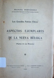 Aspectos ejemplares de la Nueva Bélgica